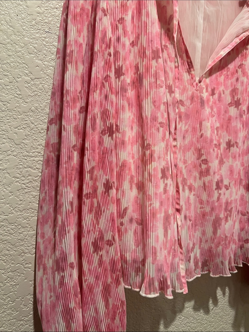 GANNI Pink Pleated Blouse - Picture 3 of 6